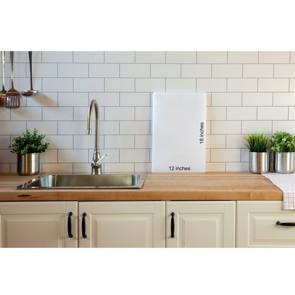 Thirteen Chefs Commercial Grade High Density Polypropylene Cutting Board 18”x12” - Picture 3 of 7